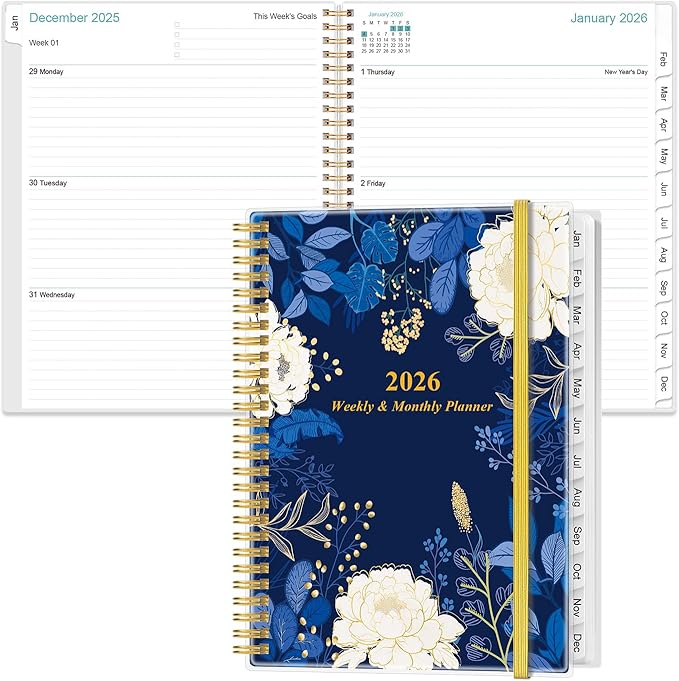 2026 Planner - Weekly Monthly Planner 2026 from January 2026 to December 2026 by Heveboik