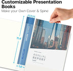 Dunwell Presentation Binder 24-Pocket, Displays 48 Pages, 8.5x11 Portfolio - Image 2