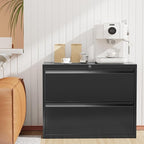 INTERGREAT Lateral File Cabinet 2 Drawer, Locking File Cabinet - Image 8