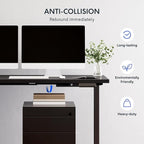 FLEXISPOT L Shaped Standing Desk, 63 x 55 Inch Electric Height Adjustable - Image 9