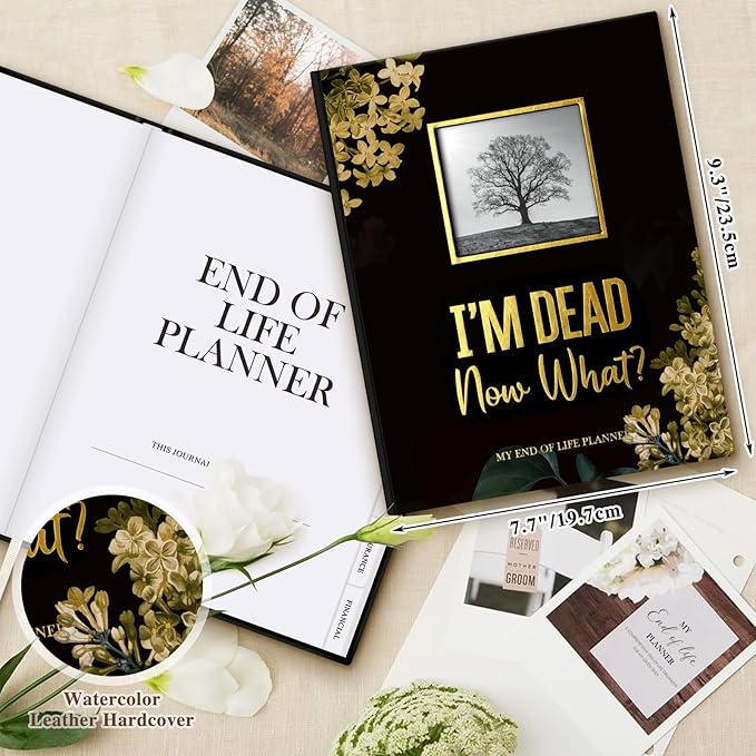 Lanpn I'm Dead, Now What Journal, End of Life Planner Death Book Organizer - Image 2