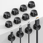12Pack Cord Organizer Spring Clips, Office Desk Accessories by Lamicall