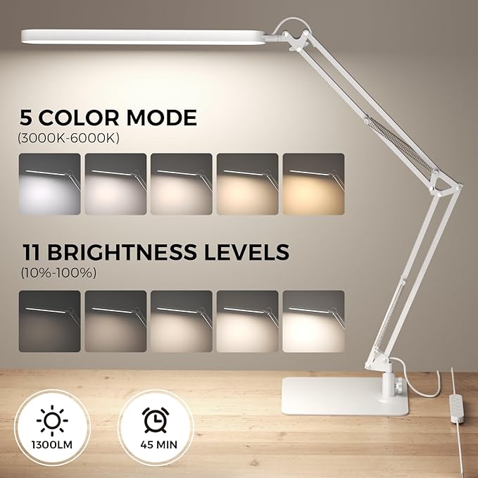 SKYLEO LED Desk Lamp with Slim Base - Image 2