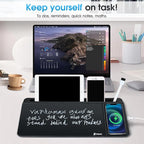 Varhomax Glass Desk Whiteboard Black - Image 7