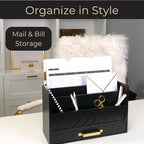 BLU MONACO | Wooden Mail Organizer - Image 2