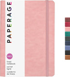 PAPERAGE Softcover Lined Journal Notebook, 160 Pages, Medium College Ruled by PAPERAGE