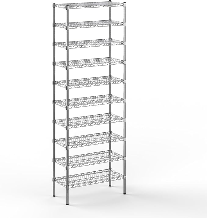 Regal Altair 14" Deep x 30" Wide x 86" Height Wire Shelving Kit | 10-Tier | NSF by Regal+Altair