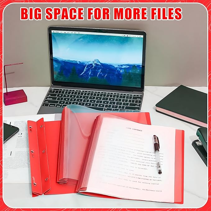Teling 48 Pcs Clear Front Report Covers - Image 7