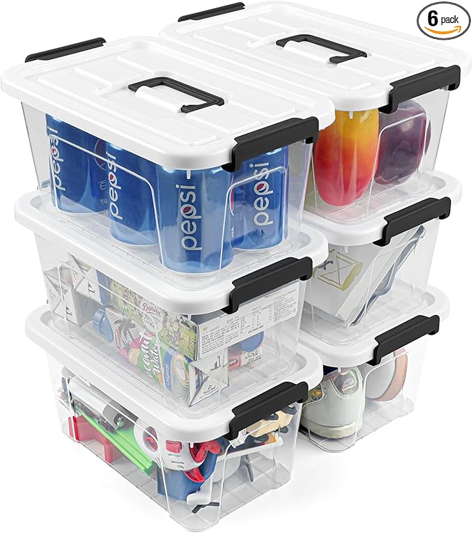 NUMIFUN Plastic Storage Bins by NUMIFUN