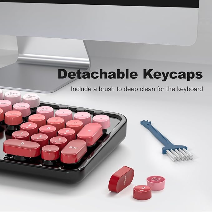 MOFII Wireless Keyboard and Mouse Combo, Full Size 2.4G Plug and Play - Image 5