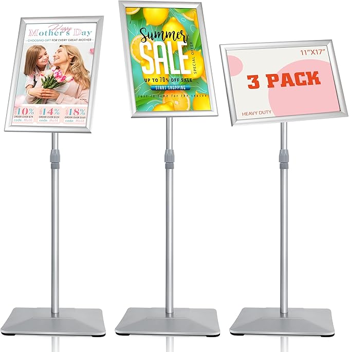VAIIGO 11"x17" Pedestal Poster Stand by VAIIGO