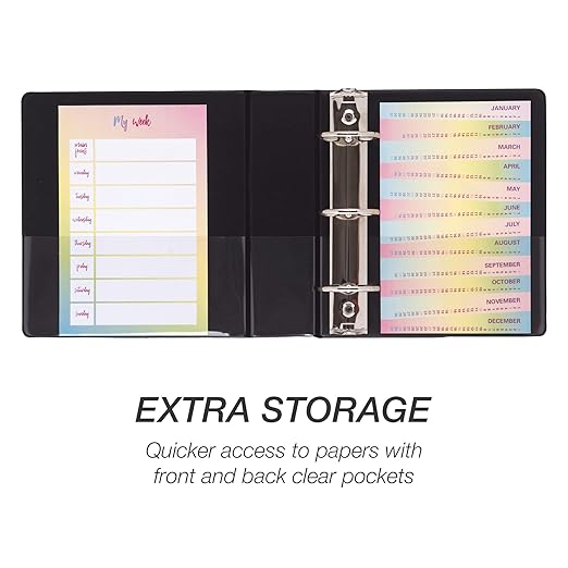 Samsill Economy 2 Inch Mini 3 Ring Binder, Made in The USA, Round Ring Binder - Image 5