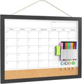 Dry Erase Calendar for Wall, 18x24 Inches Calendar Whiteboard for Wall by Tankee