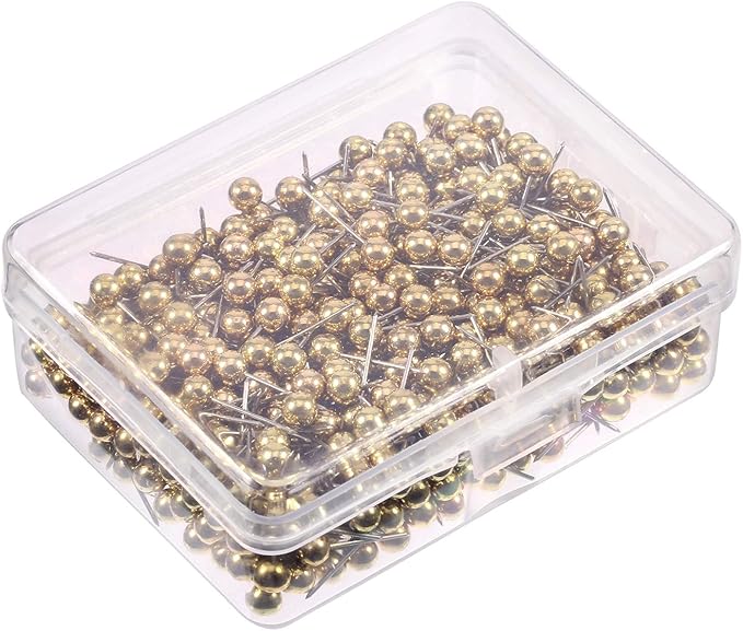 WILLBOND 500 Pack Map Push Pins Map Tacks Small Round Head Push Pins Thumb Tacks - Image 6