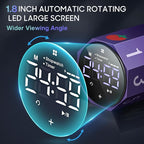 Digital Pomodoro Timer, Frosted Metal Productivity Cube Timer, 1.8 in LED - Image 3