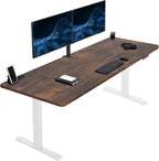 VIVO Large Electric 83 x 30 in Standing Desk, Memory Height Adjustment