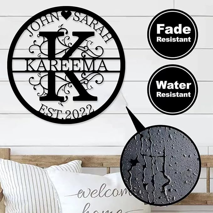 Personalized Last Name Metal Signs - Image 6