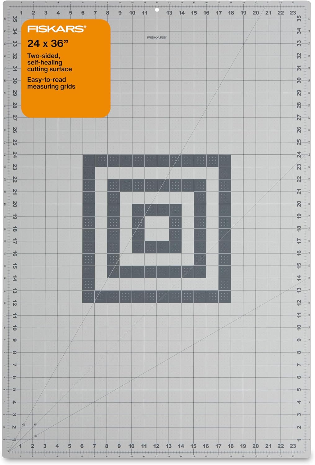 Fiskars 24" x 36" Self Healing Cutting Mat, Extra Large Double-Side...