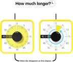 TWENTY5 SEVEN Countdown Timer 7.5 inch; 60 Minute 1 Hour Visual Timer – - Image 5