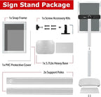 VAIIGO Heavy Duty Standing Sign Holder 11x17 Inch - Image 8