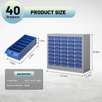 Exerock 40 Drawer Tool Storage Cabinet - Image 3