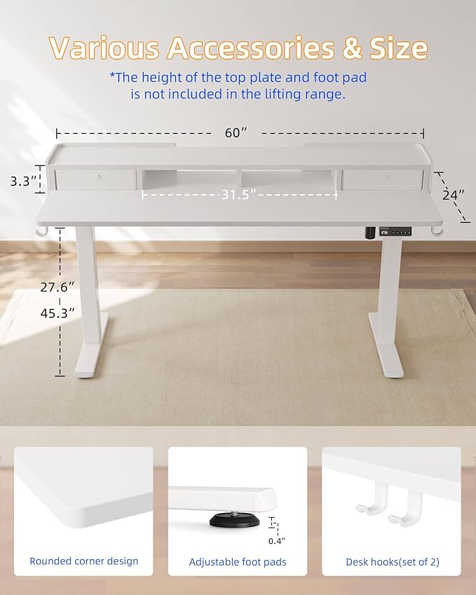 YIHAYO Electric Standing Desk - Image 3