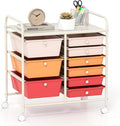 GOFLAME 9-Drawer Rolling Storage Cart, Mobile Utility Cart by GOFLAME