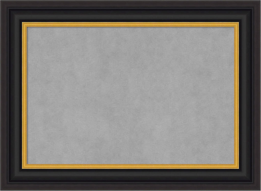 Amanti Art Black Framed Magnetic Board 22x30 Medium Vision Board