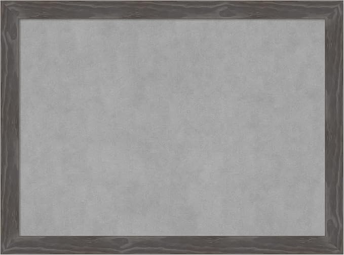 Amanti Art Grey Framed Magnetic Board 23x31 Medium Vision Board by AmantiArt