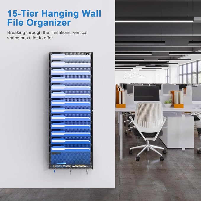 OUTWOLF 15 Tier Wall File Organizer - Image 2