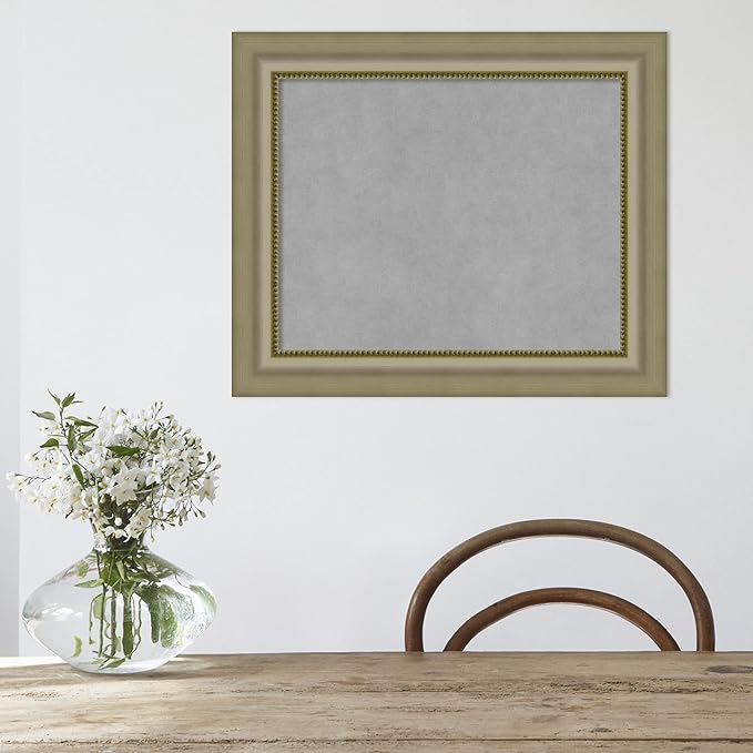 Amanti Art Silver Framed Magnetic Board 21x25 Small Vision Board - Image 6