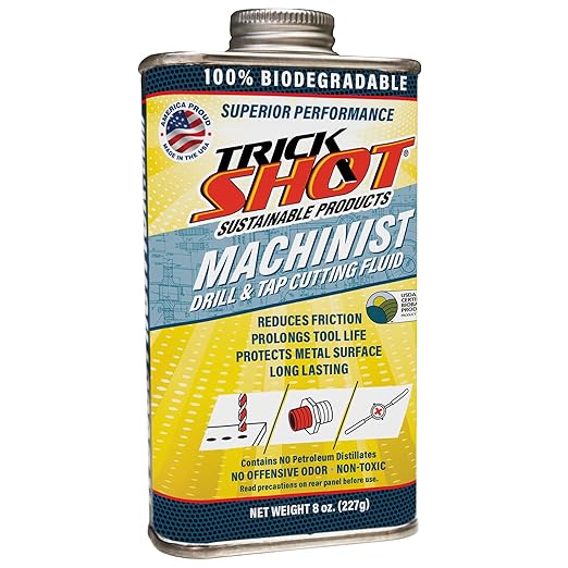 Premium USA-Made Cutting Oil & Fluid | 8 oz. Metal Can by TrickShotSustainableProducts