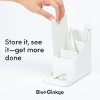 BLUE GINKGO Desk Holder – Korean-Made Office Organizer - Image 4