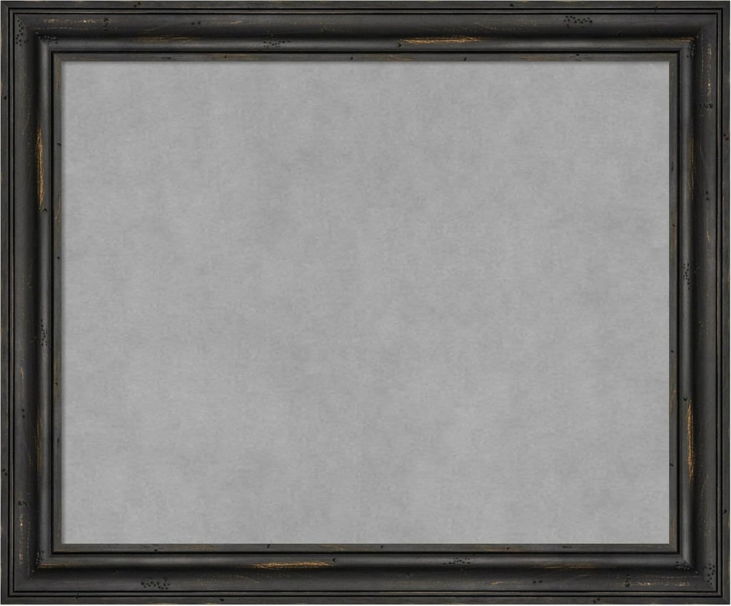 Amanti Art Black Framed Magnetic Board 19x23 Small Vision Board