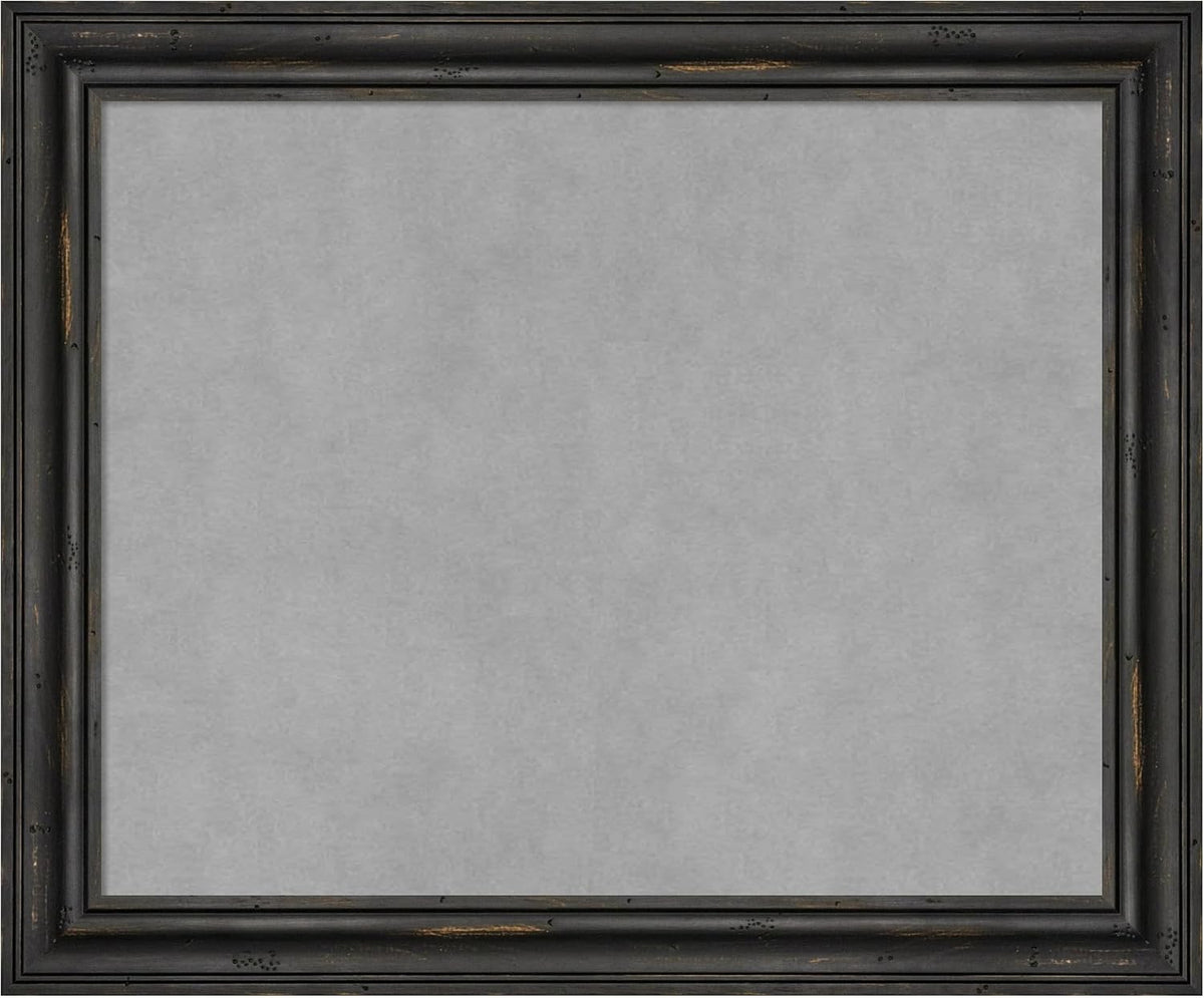 Amanti Art Black Framed Magnetic Board 19x23 Small Vision Board