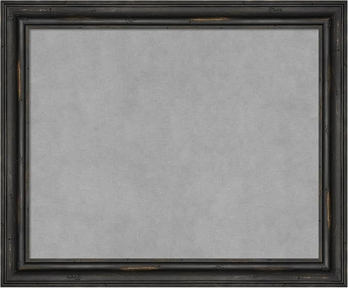 Amanti Art Black Framed Magnetic Board 19x23 Small Vision Board by AmantiArt