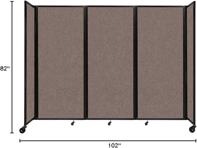 Versare Room Divider 360 Portable Wall Partition | Folding Panels | Large - Image 8