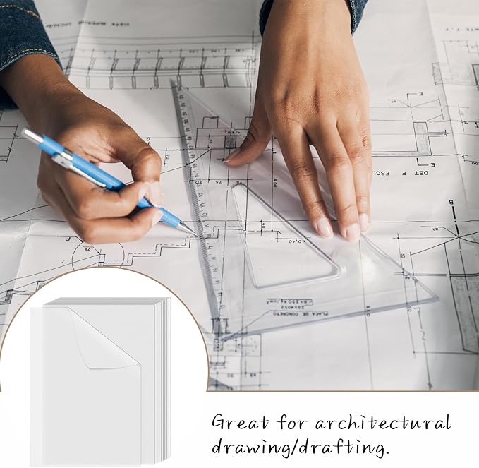 300 PCS 11x17 Inch Translucent Vellum Paper 63 Grams - Image 6