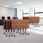 Goakwwuz Conference Room Table, Folding Conference Tables, Thicken Grey Tabletop by Goakwwuz