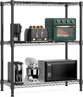 M MZG 750 lbs 3 Tier Storage Rack Metal Wire Shelving Unit, Storage Standing