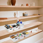 Tiawudi 12 Pack Storage Bins, Plastic Storage Containers, Countertop or Shelves - Image 7