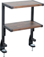 VIVO Clamp-on 13 inch Above or Below Desk 2-Tier Shelving Unit by VIVO