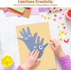 MAXECHO 8.5"×11" Colored Cardstock 32 Sheets, 250gsm/92lb Double-Sided - Image 4