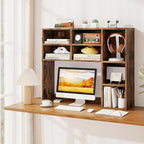 Tangkula Desktop Bookshelf, 3-Tier Desk Display Rack Organizer - Image 2