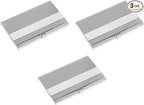 Stephanie Imports Set of 3 Slim & Minimalist Metal Business Card Holder Unisex by Stephanie+Imports
