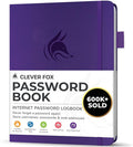 Clever Fox Password Book with alphabetical tabs. Internet Address Organizer by CleverFox