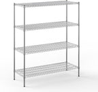 Regal Altair 21" Deep x 54" Wide x 64" Height Wire Shelving Kit | 4-Tier | NSF by Regal+Altair
