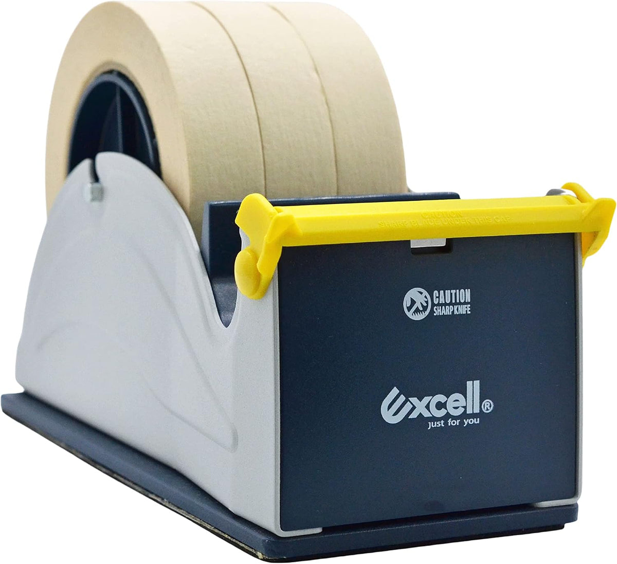 WOD TTD3SD Tabletop Multi-Roll Steel Desktop Tape Dispenser, Blue & Gray ...