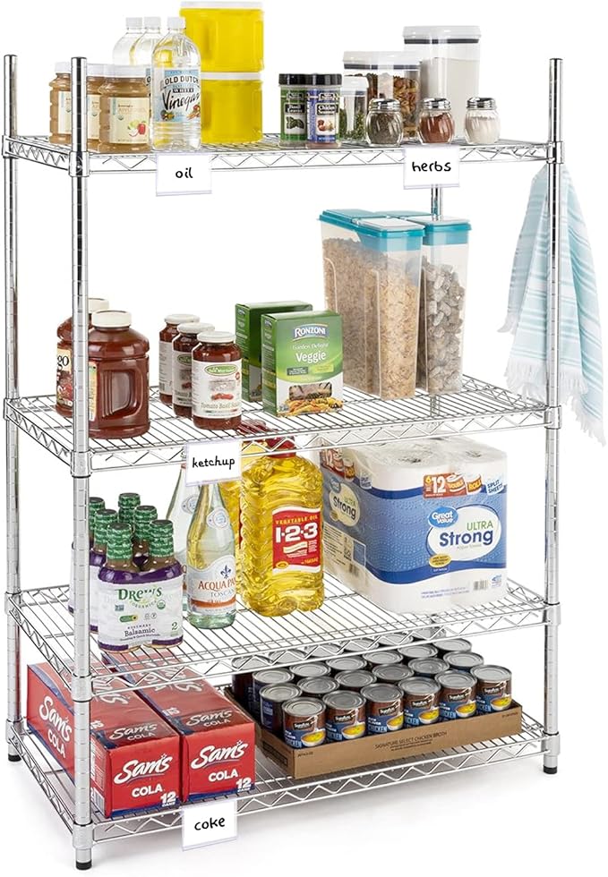 50 Pack Reusable Plastic Wire Shelf Label Holder, - Image 4