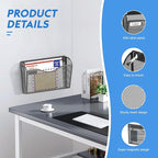 samstar 6 Pack Magnetic File Holder, Mesh Wall File Organizer File Pocket Mail - Image 6